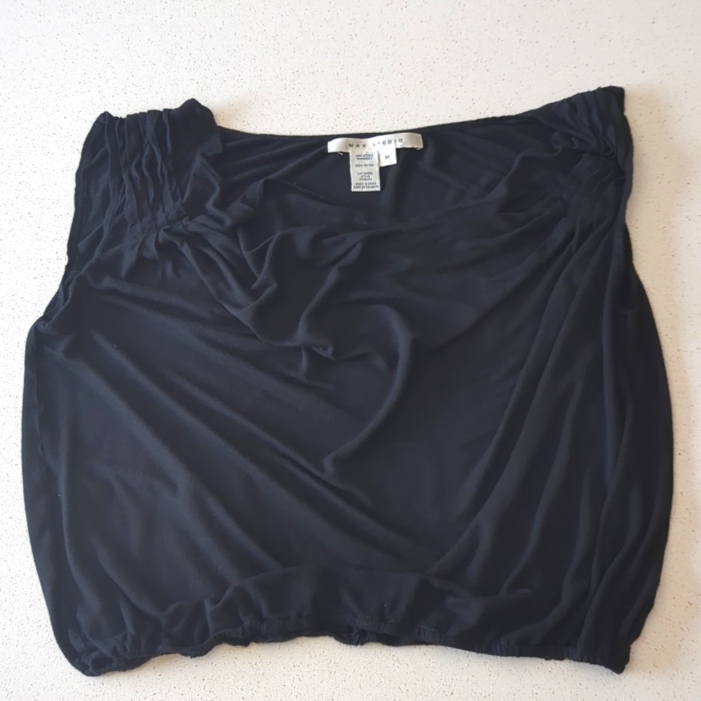 3/$15 Max Studio Black Sleeveless Top